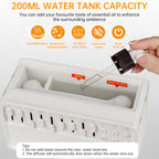 Radiohead - 8 Adjustable White Noise Aromatherapy Diffuser with Night Light, Bluetooth Speaker & Remote