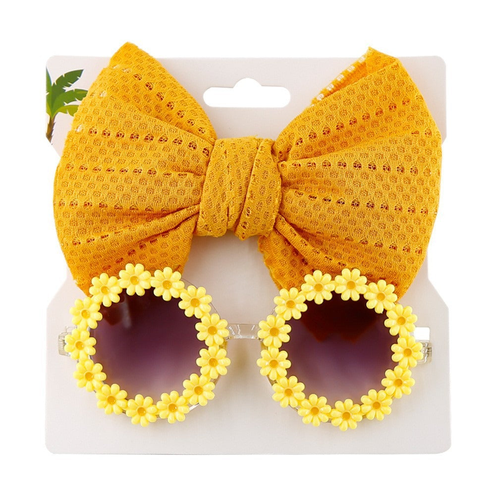 Babygirl -  Fashion Glasses & Baby Headband Set