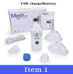 Mesh Nebulizer - Silent Ultrasonic Steaming Inhaler USB Charging