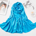 Hijab - Large Matte Satin Silk Headscarf