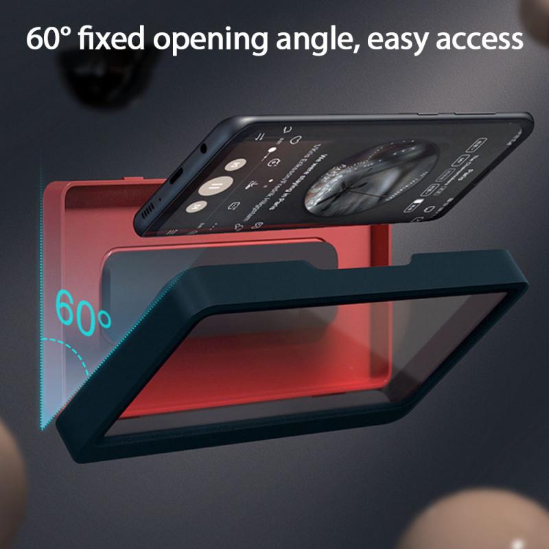 Shower Phone Box - Wall Mounted Waterproof Touch Screen Phone Bathroom Shower Box