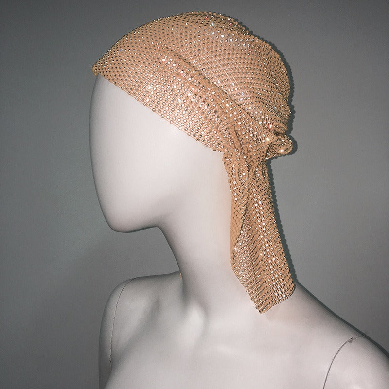 Rhinestone - Mesh Elastic Headband