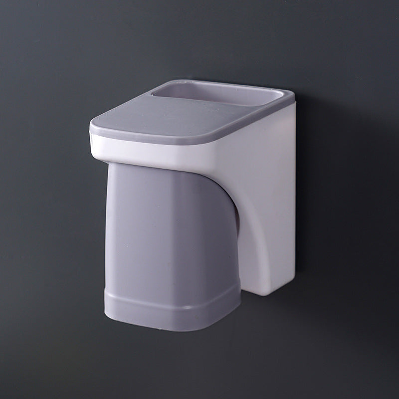 Toothbrush Holder - Mounted Toothbrush & Cup Holder