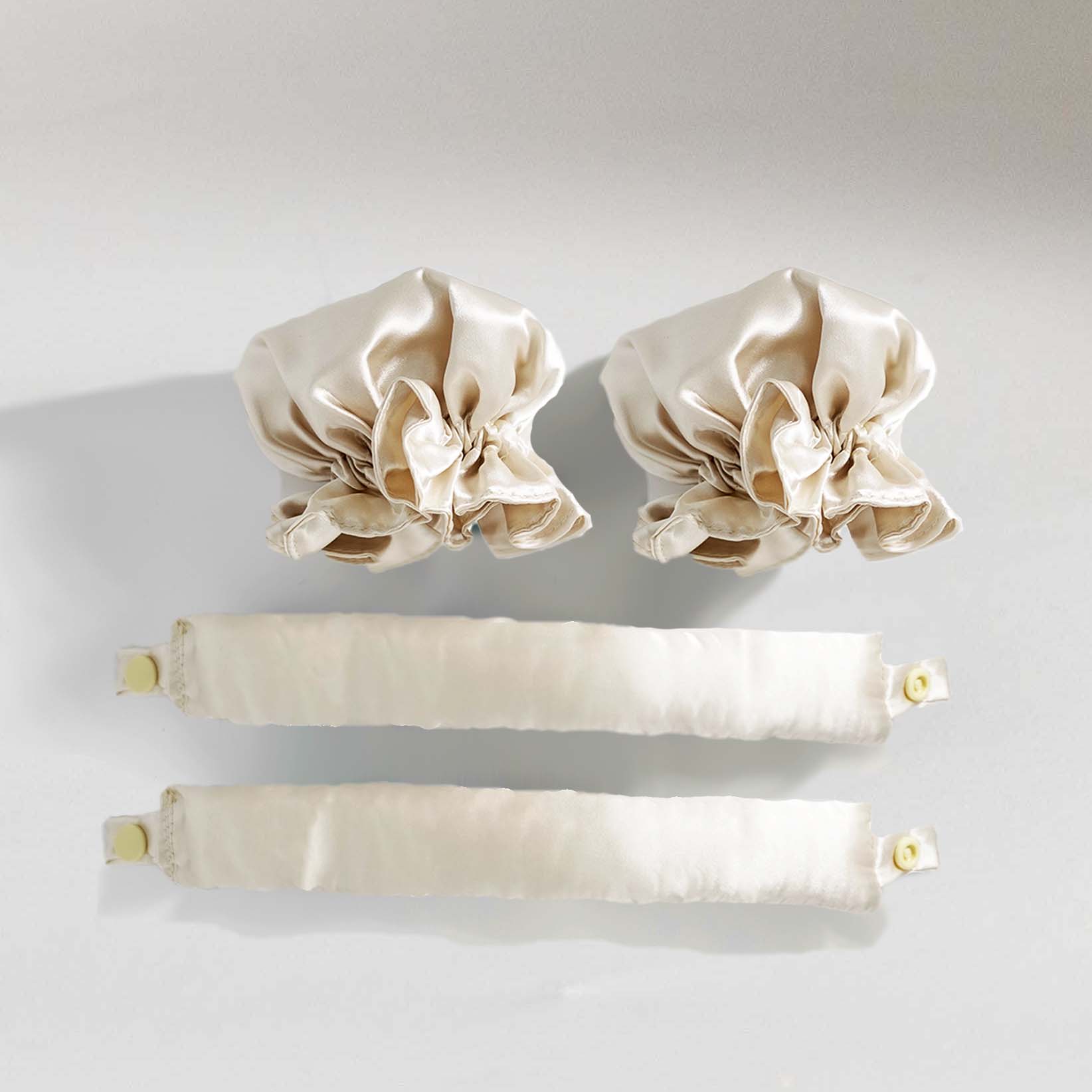 m’Chel Haircare - Satin Heatless Curler + Satin Wrap