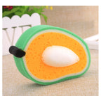 Fruit - Dish Washing Non-Stick Oil Kitchen Compressed Absorbent Cotton Sponge