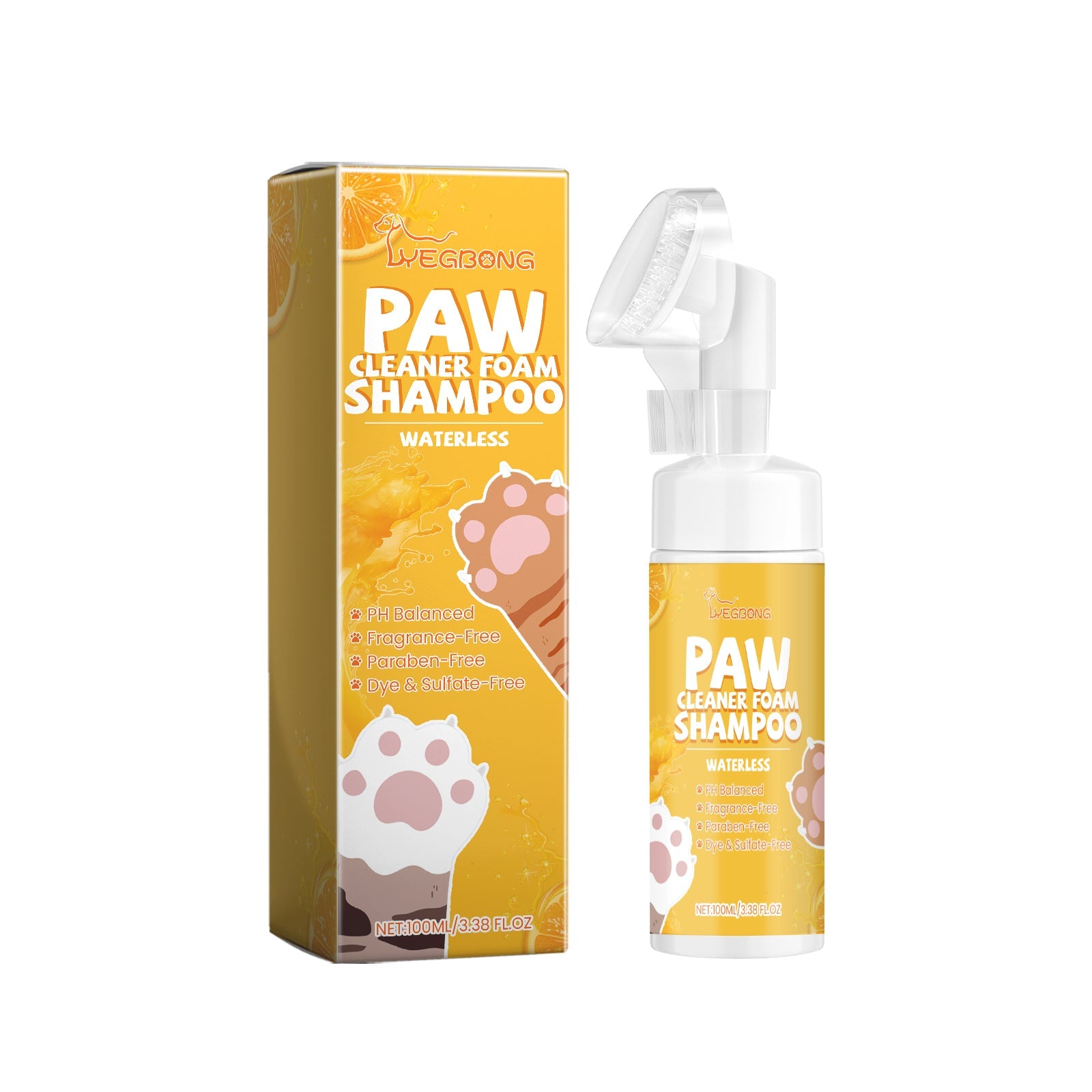 Yegbong - Pet Paw Cleaner Foam Shampoo