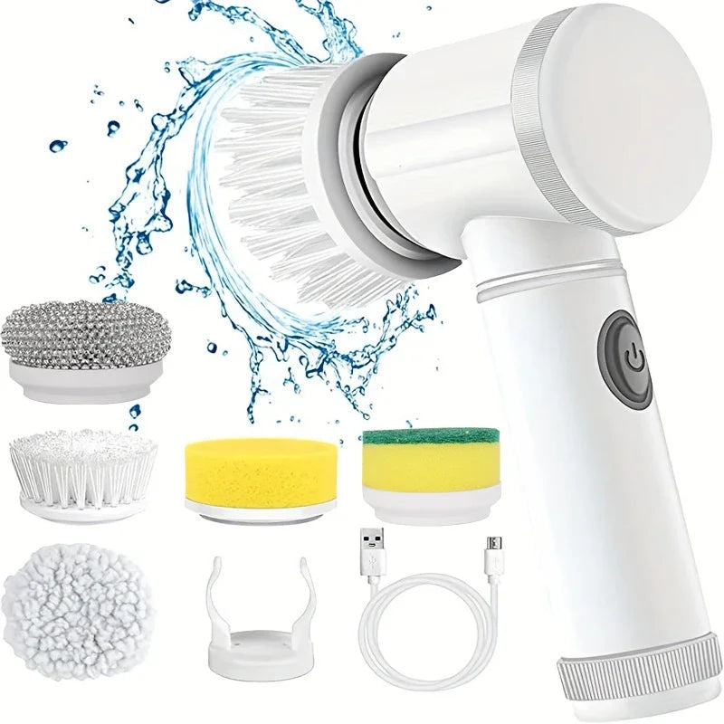 Bathroom Spin Scrubber - Electric Spin Scrubber Bathroom Cleaning Power Brush