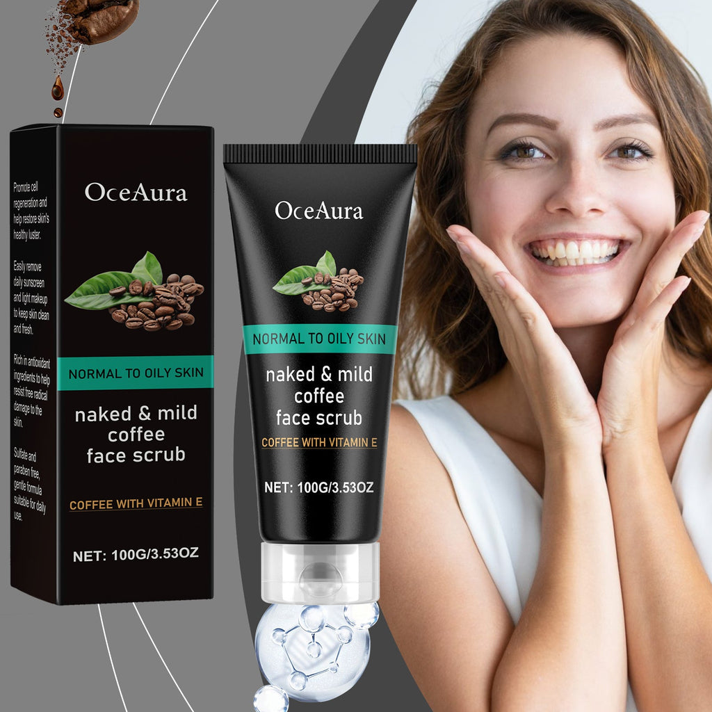 OceAura - Naked & Mild Coffee Face Scrub