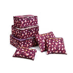 Full Set - Printed Make Up Bags (6 Piece Set)