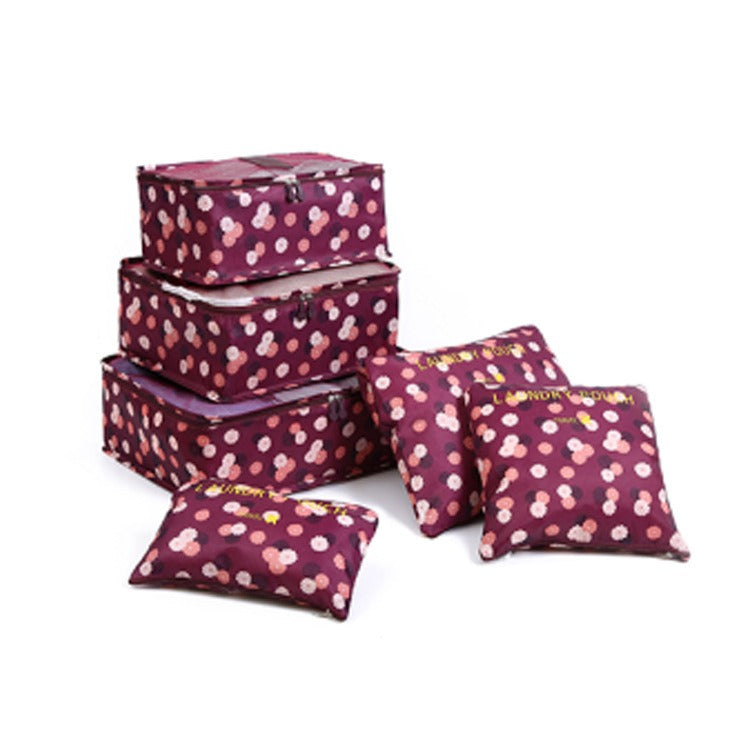 Full Set - Printed Make Up Bags (6 Piece Set)