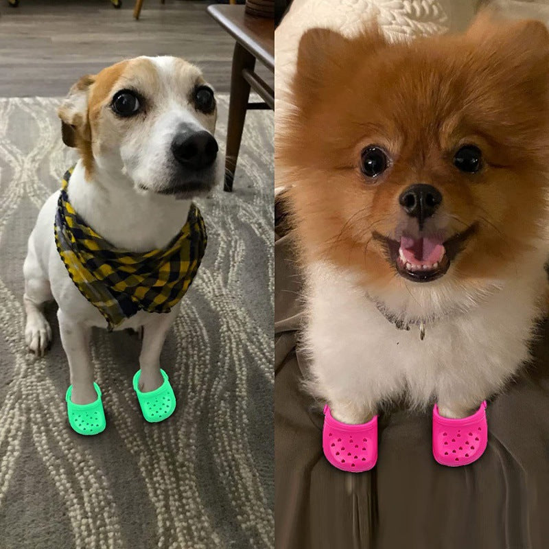 Pet Crocs - Silica Gel Wear-Resistant Breathable Dog Sandals