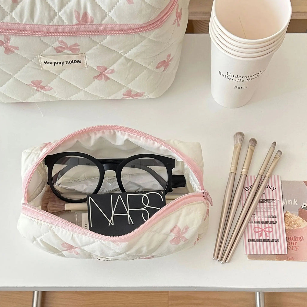 Bow - Makeup Bag & Toiletry Set