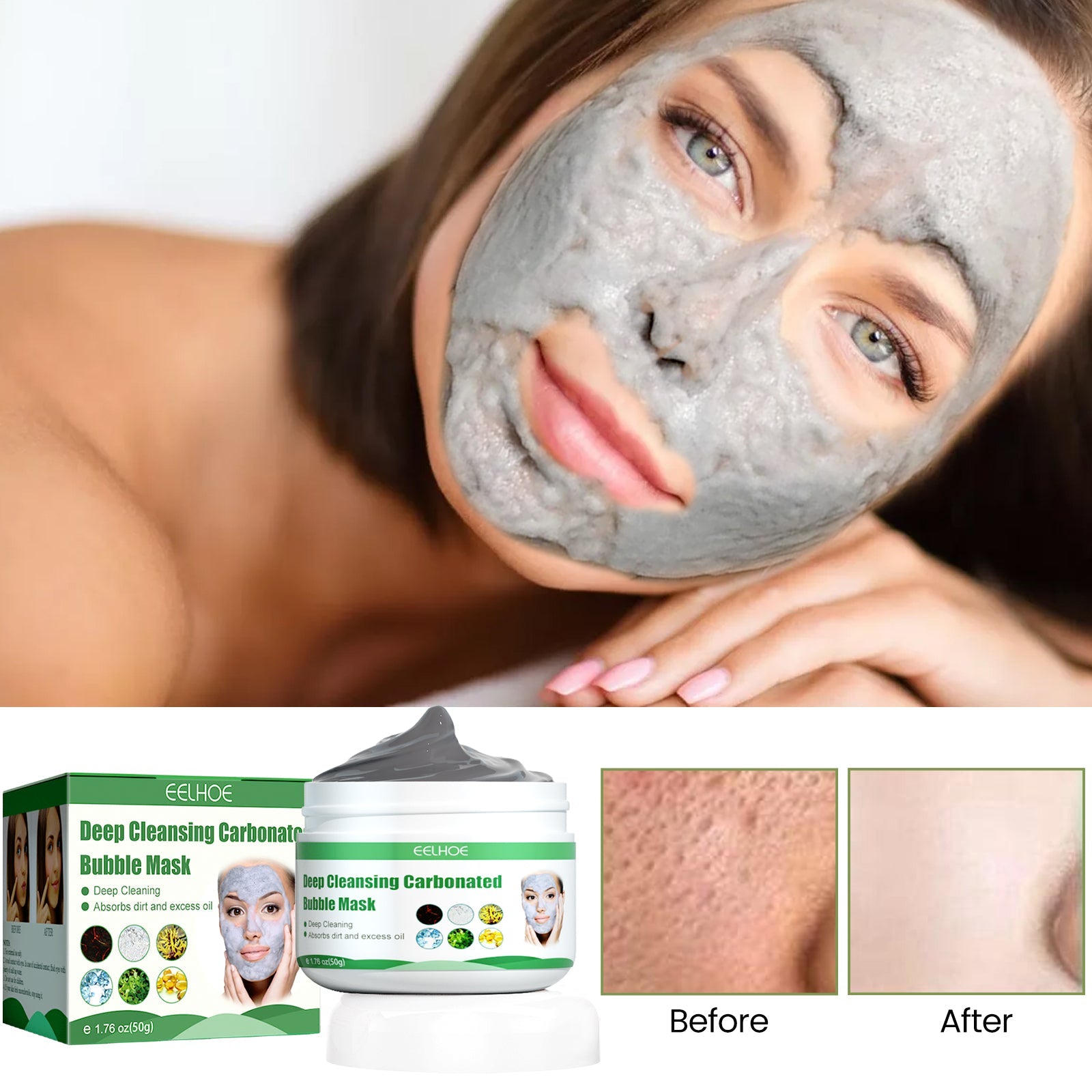 Eelhoe - Deep Cleaning Carbonated Bubble Mask