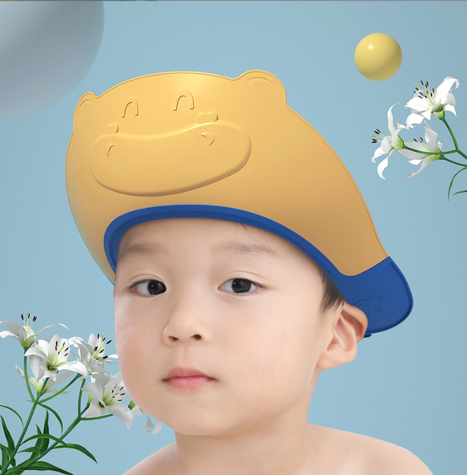 Kids Water Hat - Adjustable Infant Child and Toddler Waterproof Shower Hat