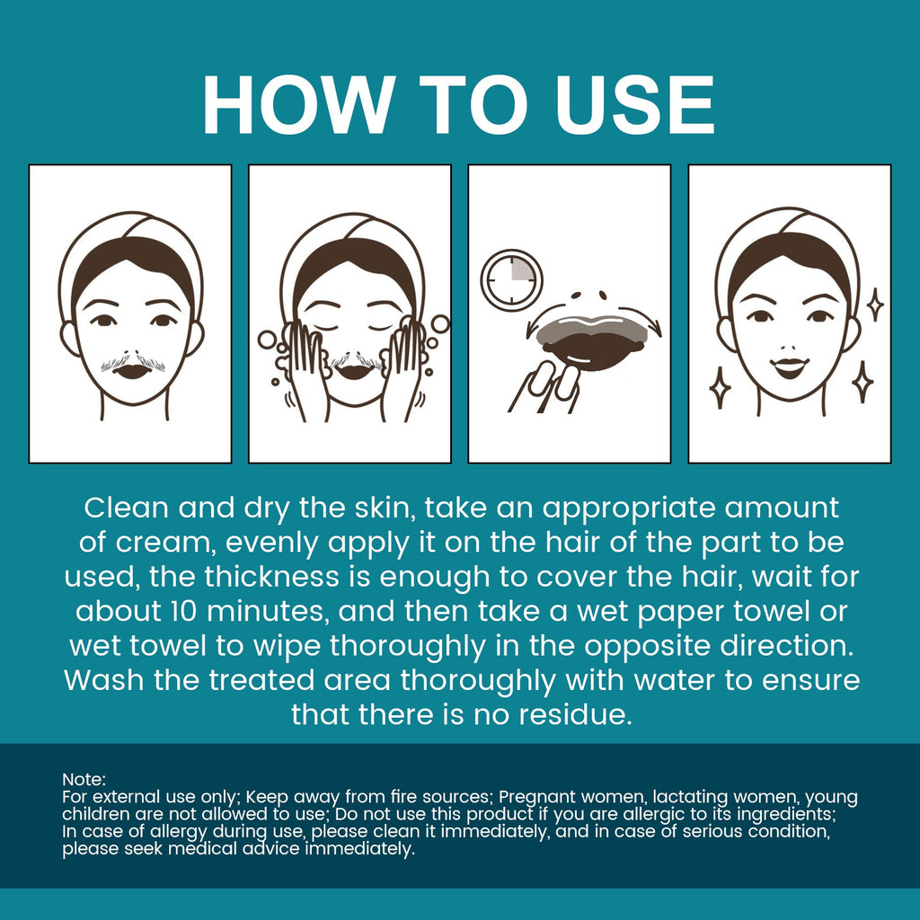 Jaysuing - Peach Fuzz Lip Hair Removal Cream