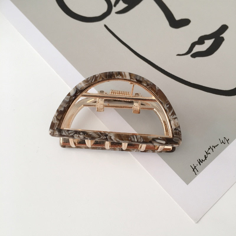 Chic Geometric - Metal Hair Clamps