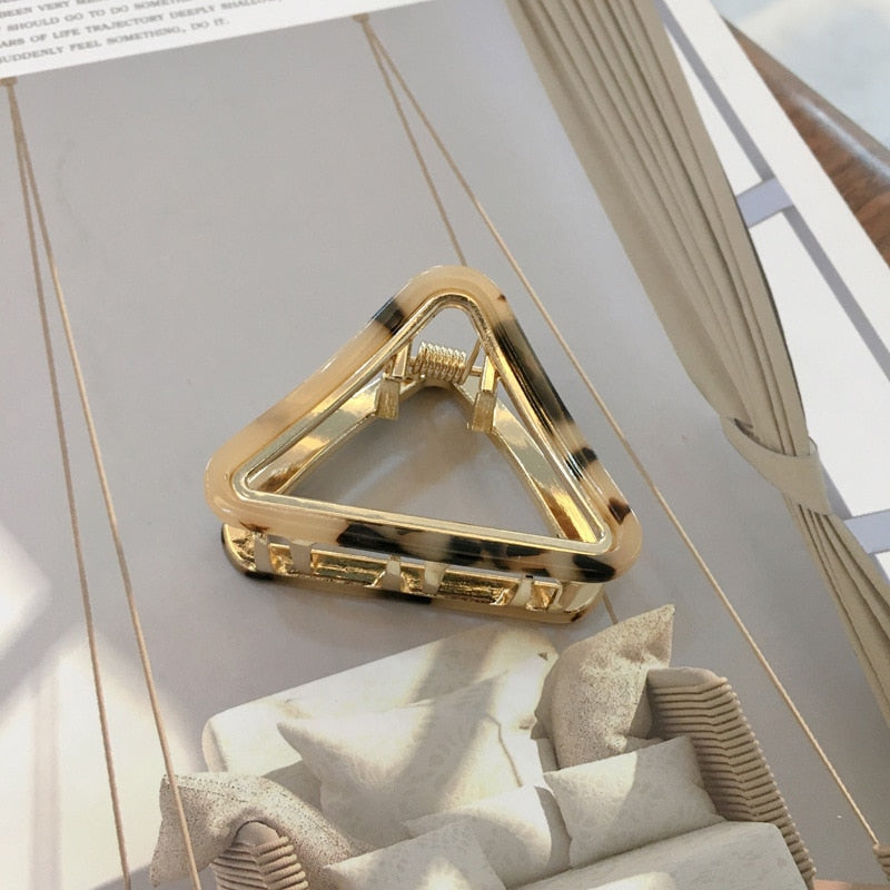 Chic Geometric - Metal Hair Clamps