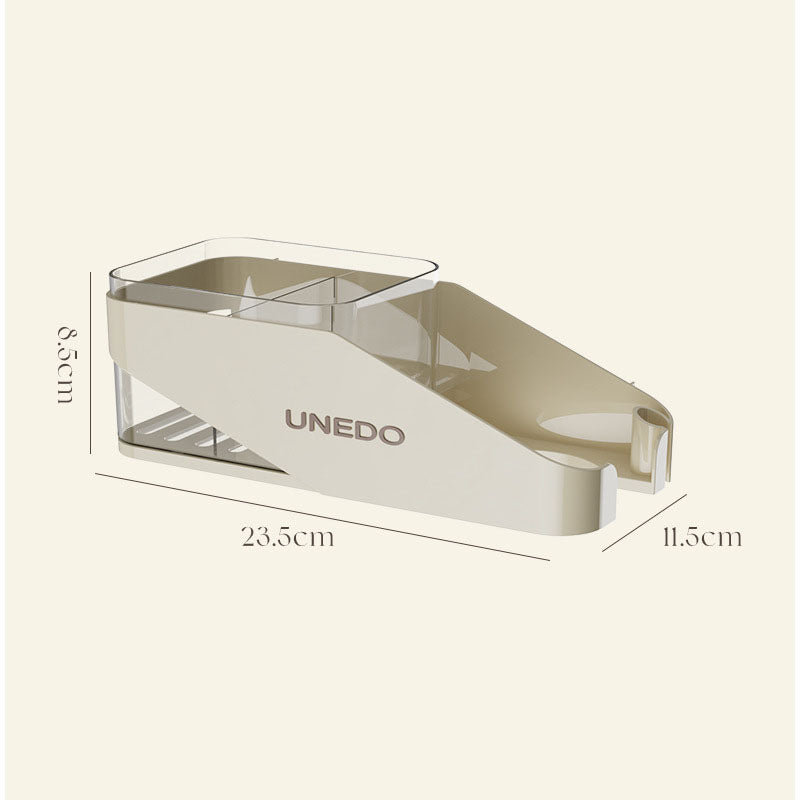 Cream - Hair Dryer Storage Rack