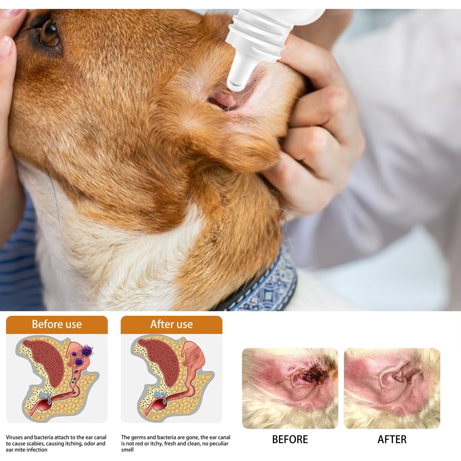 Yegbong - Pet Ear Cleansing Oil for Cats and Dogs