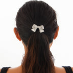 Bow & 5-Petal Flower - Alloy Hair Accessory