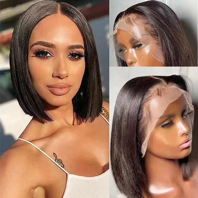 Variety Bobs - High Temperature, Silk, Synthetic Fiber, Front Lace Wigs