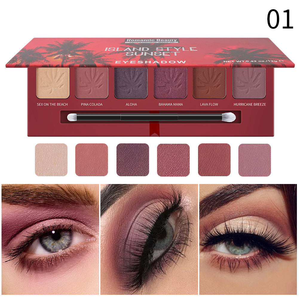 Romantic Beauty - Island Style Sunset Eye Shadow Palatte