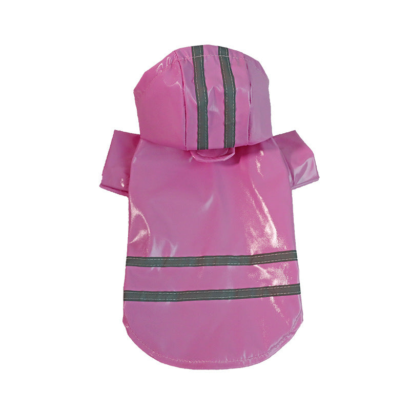 Pet Raincoat - Reflective Strips, Thickened Waterproof Raincoat for Small and Medium Dogs