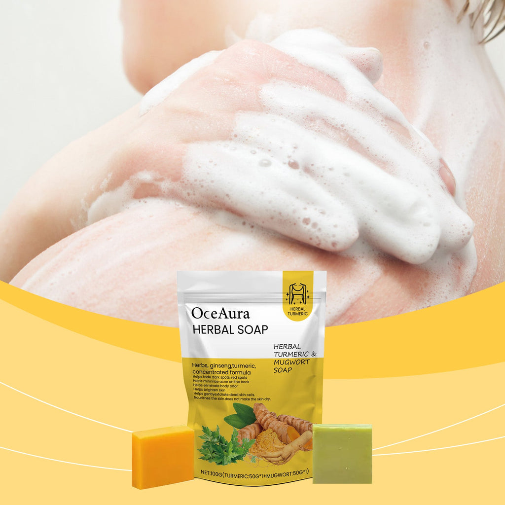 OceAura - Herbal Soap Moisturizing Refreshing Oil Control Bath Soap