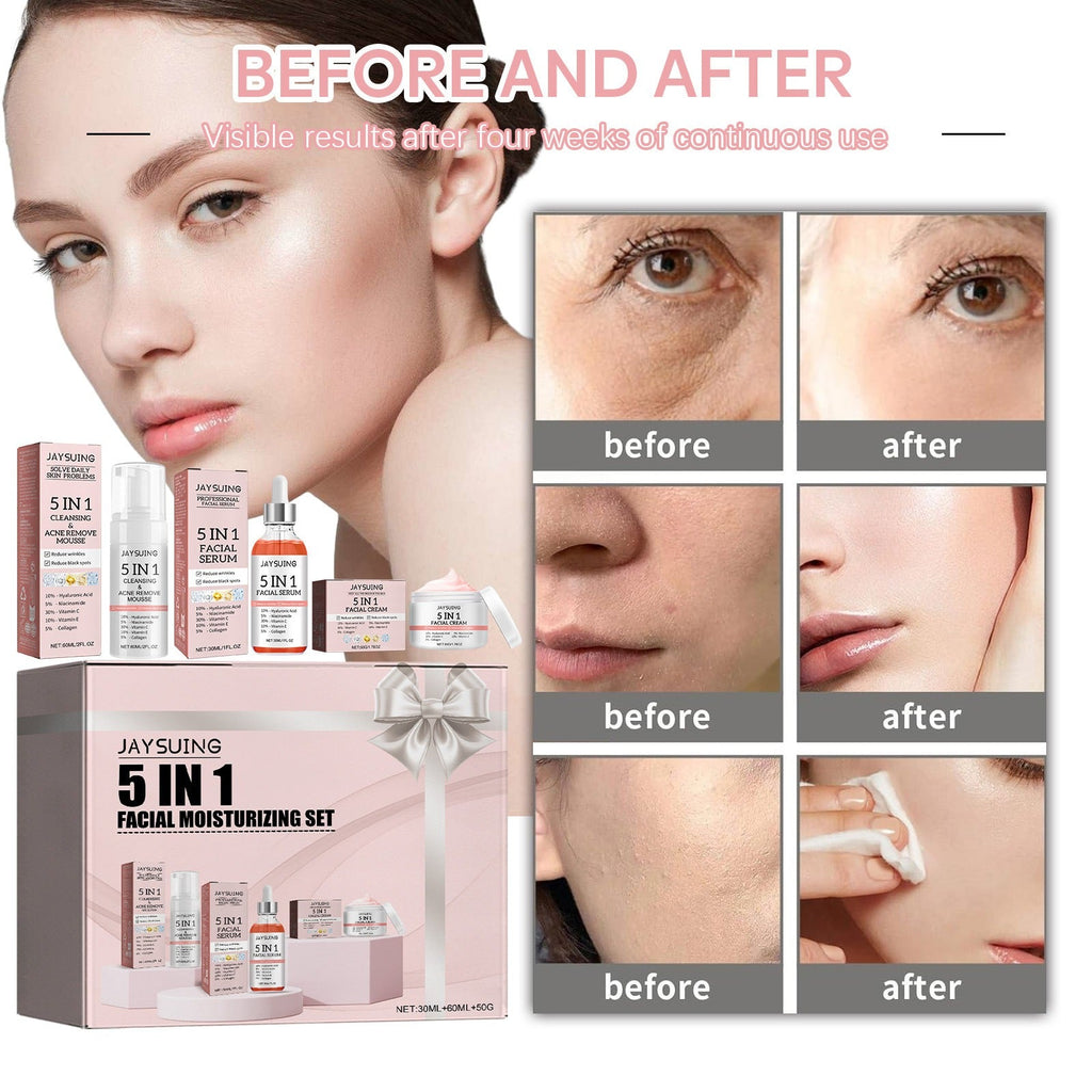Jaysuing - 5-in-1 Facial Moisturizing Set