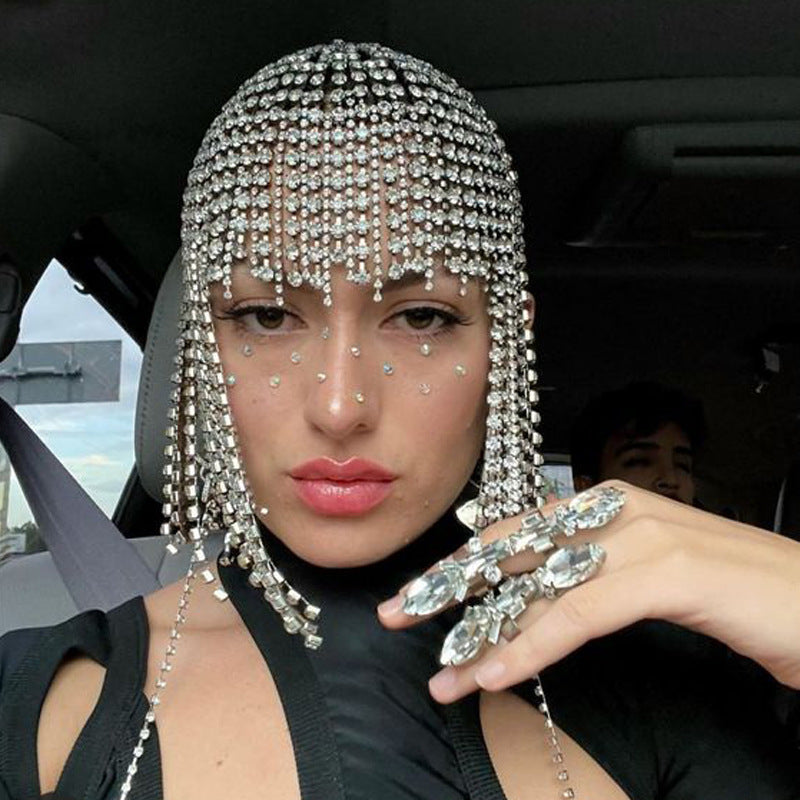 Egyptian - Flowing Stage Hair Chain Rhinestone