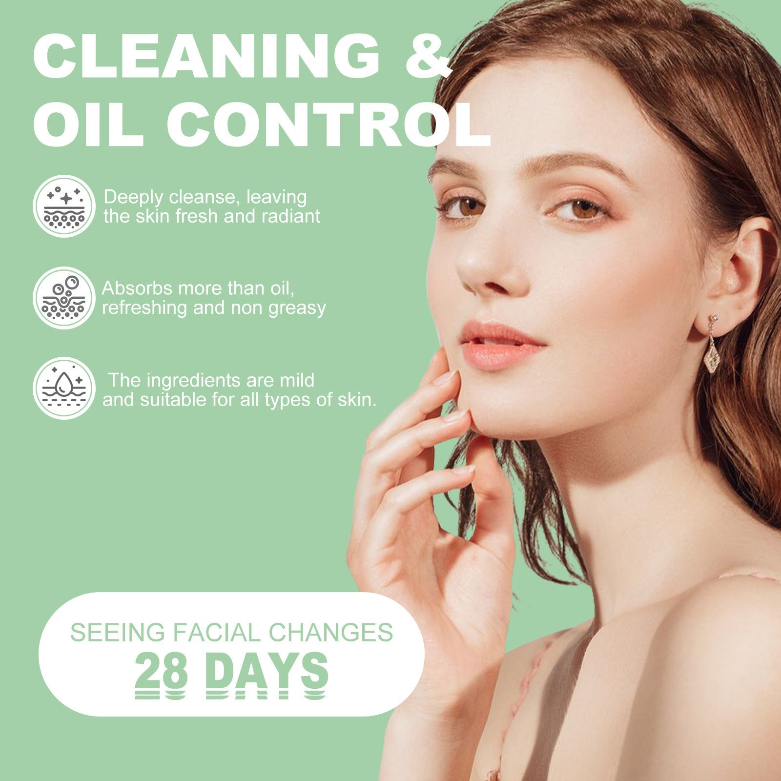 Hoygi - Green Tea Oil Control Purifying Mask Stick