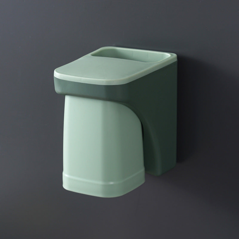 Toothbrush Holder - Mounted Toothbrush & Cup Holder