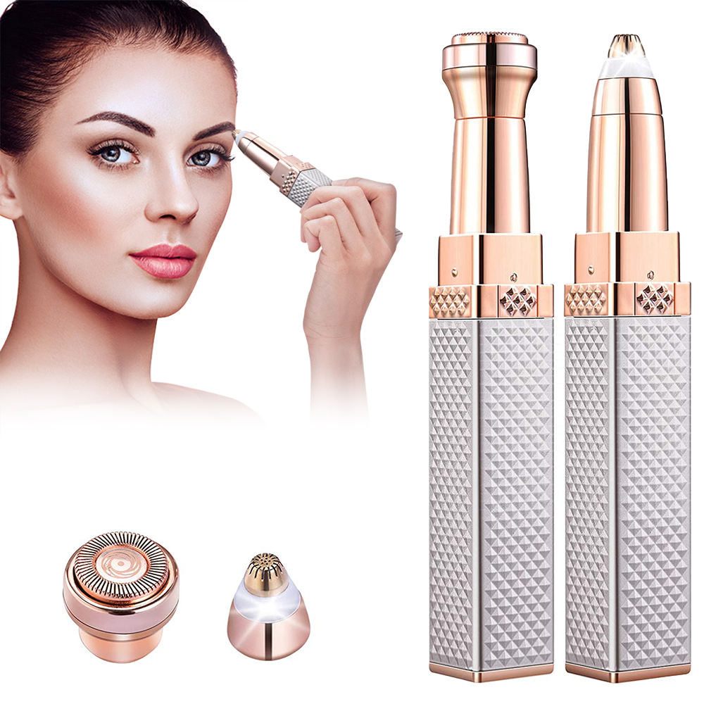 4-In-1 Lipstick Eyebrow Trimmer Multi-Function Rechargeable