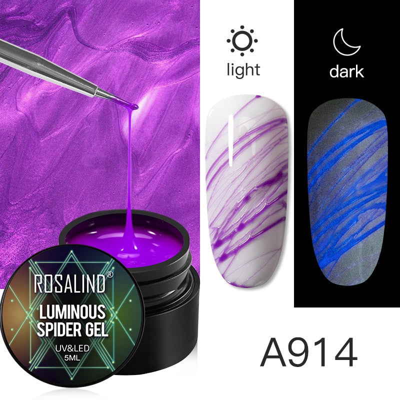 ROSALIND - UV Spider Line Nail Art
