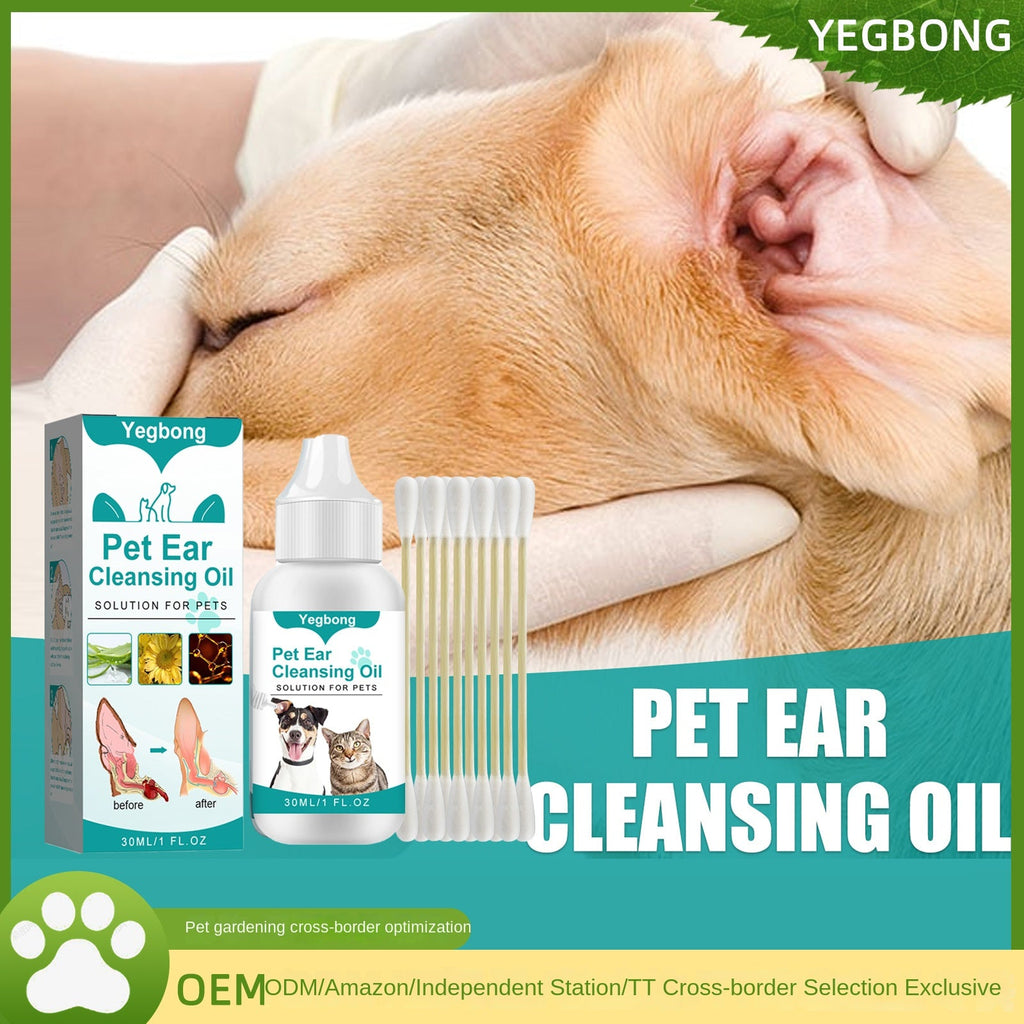 Yegbong - Pet Ear Cleansing Oil for Cats and Dogs