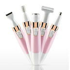 5 in 1 Electric Eyebrow, Intimate, Leg, Hair, Nose Trimmer Rechargeable