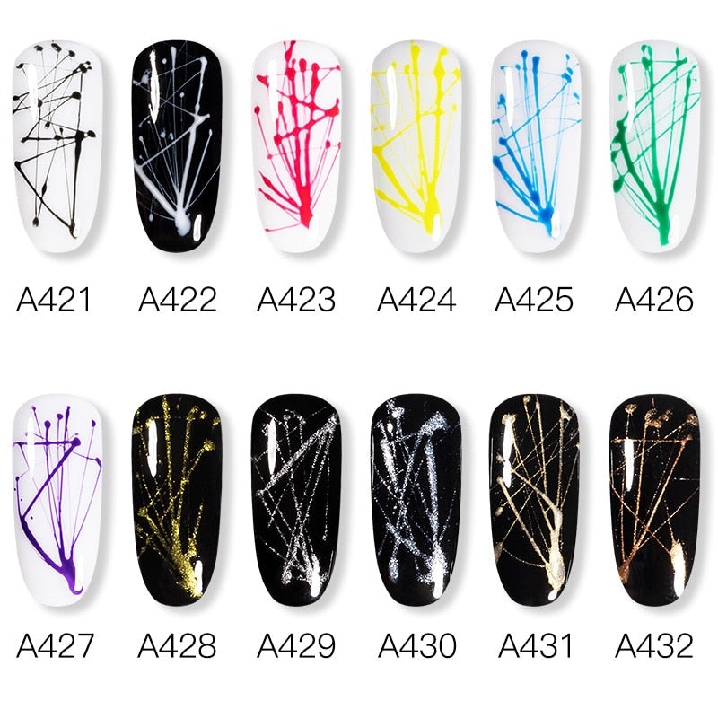 ROSALIND - UV Spider Line Nail Art