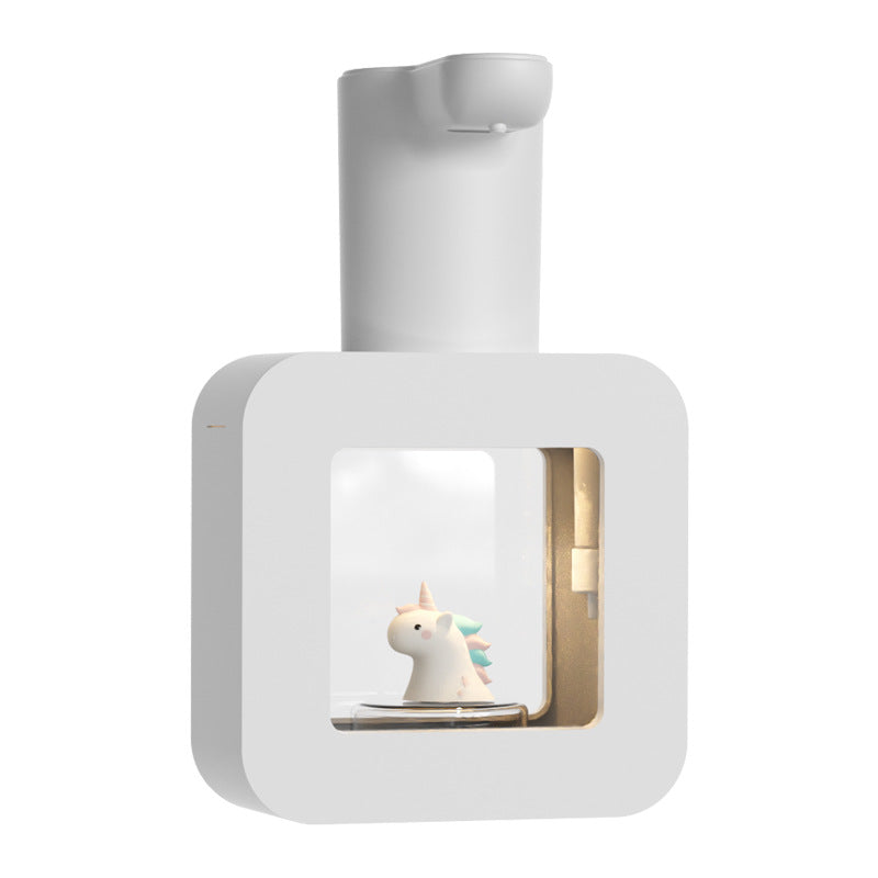 Cute Cat Rechargeable Touchless Automatic Soap Dispenser 400ml with Night Light
