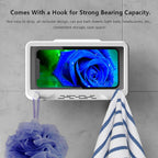 Shower Phone Box Upgrade -  Waterproof Phone Box Wall Mounted  With Hooks Self-Adhesive