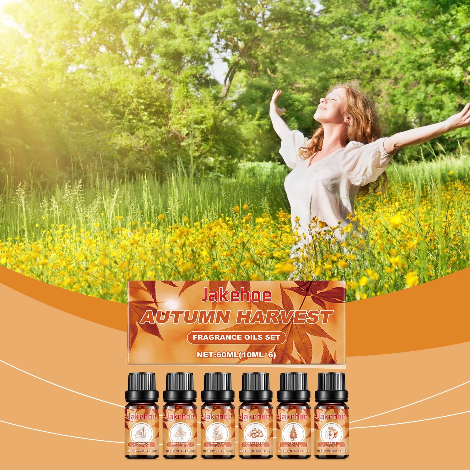 Jakehoe - Autumn Harvet Essential Oils for Aromatherapy