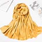 Hijab - Large Matte Satin Silk Headscarf