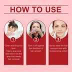 Ouhoe - Rose Facial Hair Wax Strips