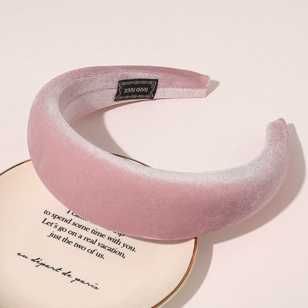 Classic - Wide Edge Velvet Sponge Headband