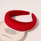 Classic - Wide Edge Velvet Sponge Headband