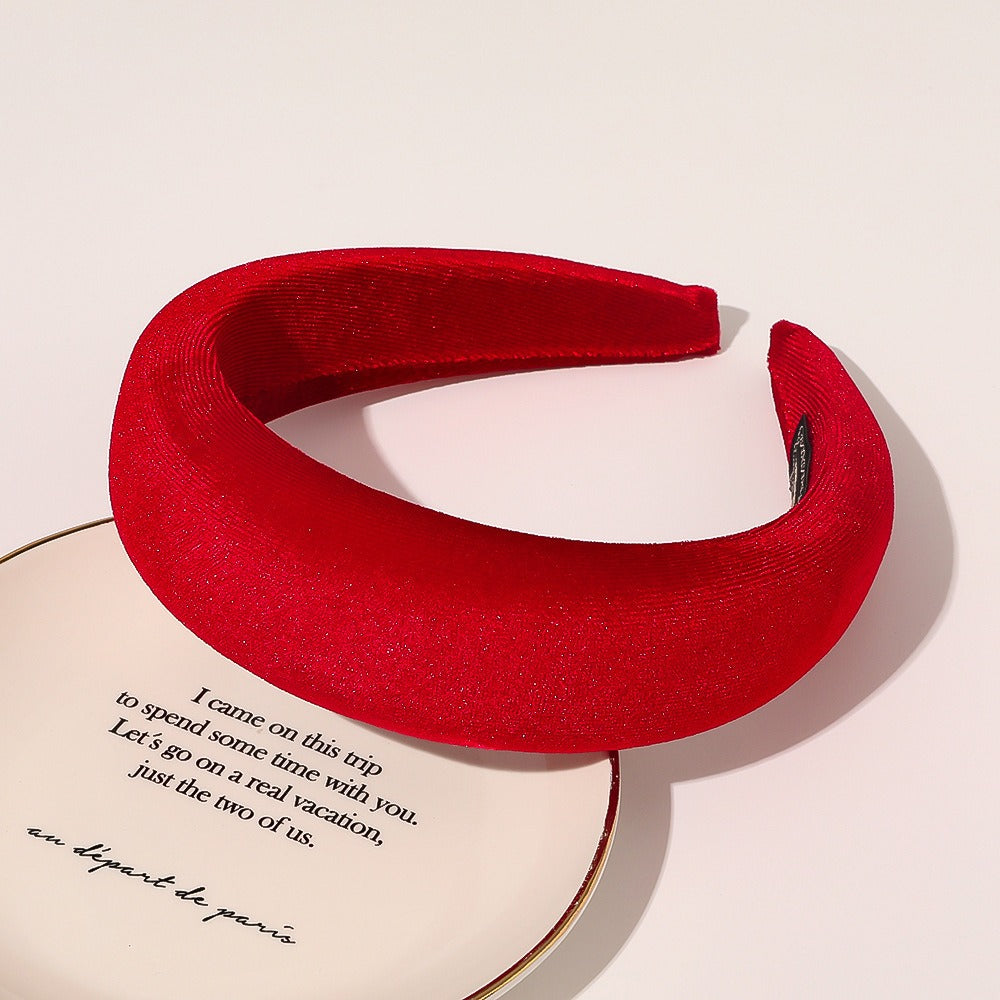 Classic - Wide Edge Velvet Sponge Headband