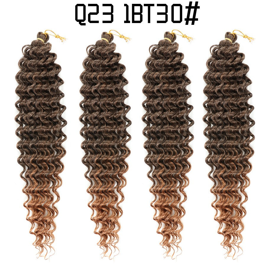 Multi Colored Options - Crochet Hair Deep Wave Latin American Crocher Hair