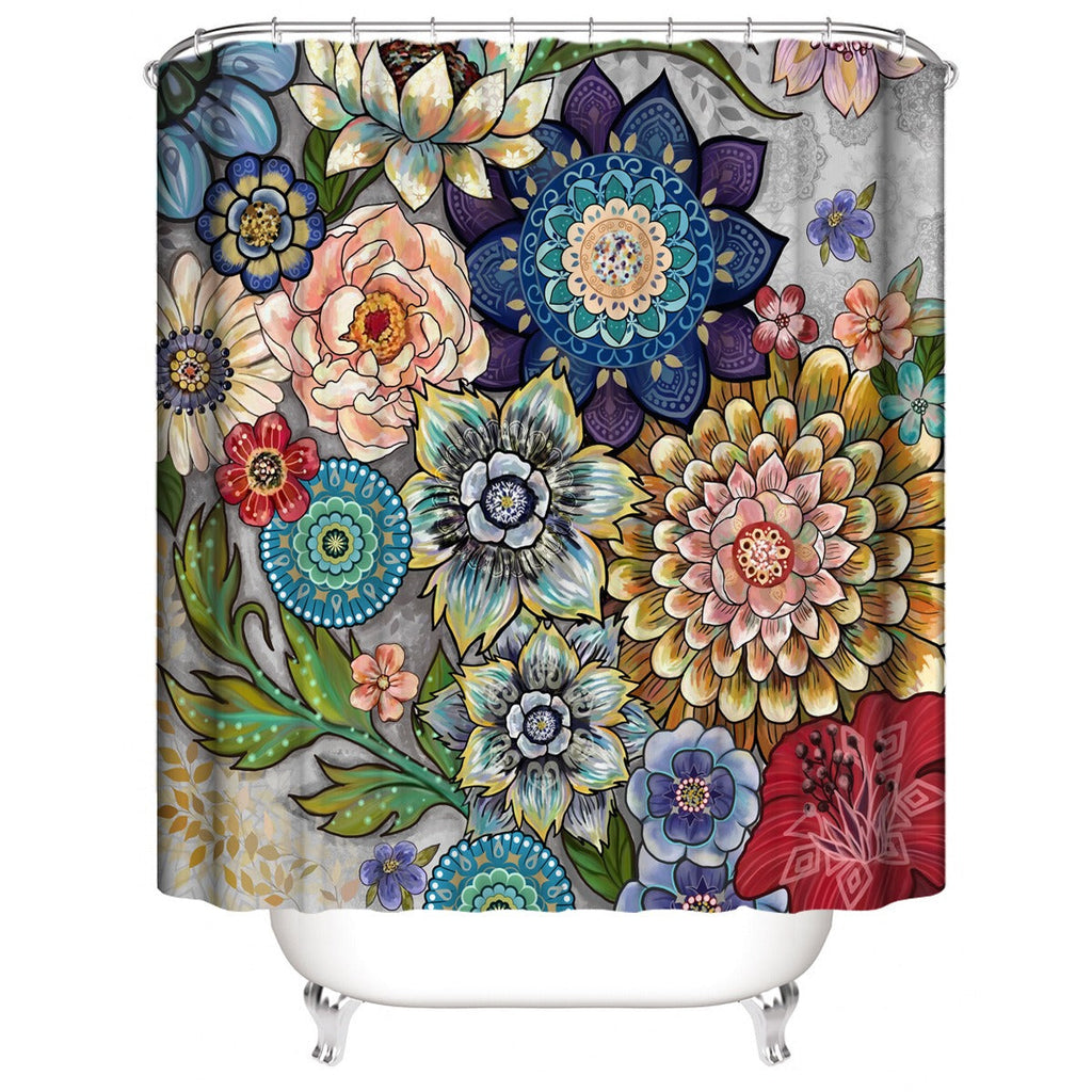 Bohemian Style - 3D Polyester Waterproof and Mold Proof Bathroom Sets