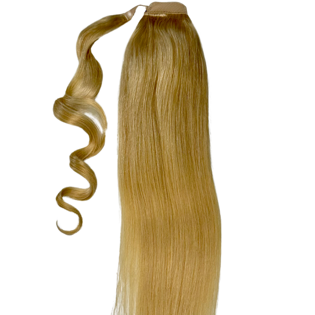 Private Label - Bleach Blonde 100% Human Hair Ponytail Extension