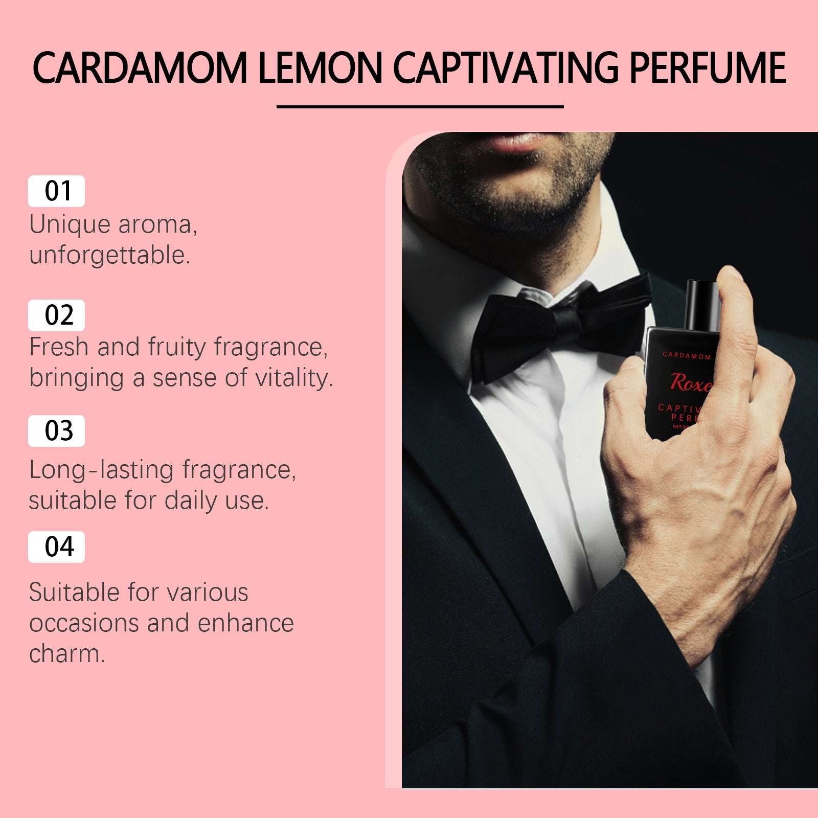 Roxelis - Cardamom Lemon Captivating Cologne