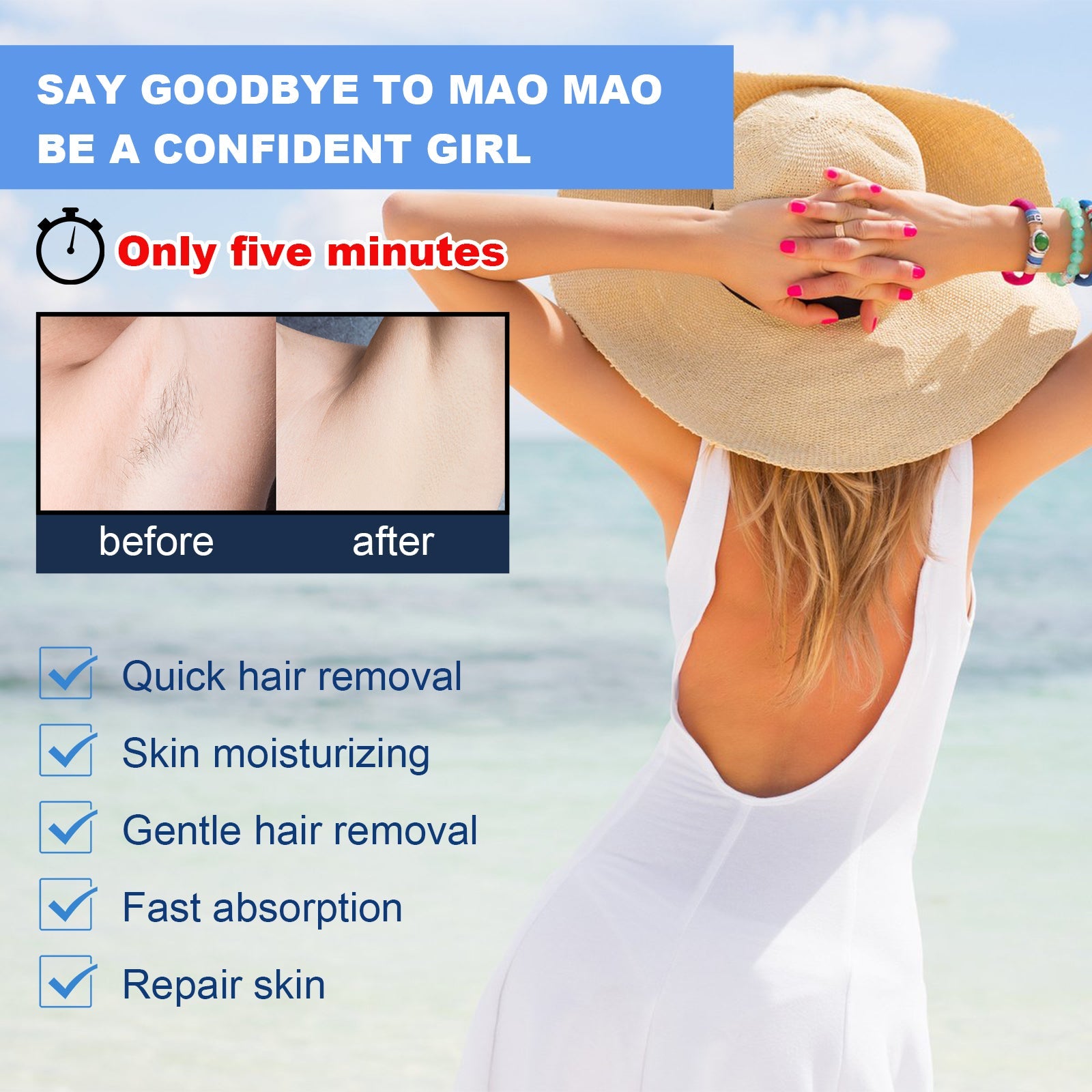 South Moon - Painless Hair Removal Cream